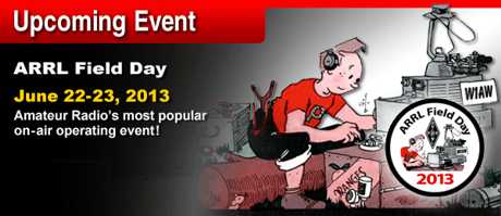 Upcoming Event Field Day 2013